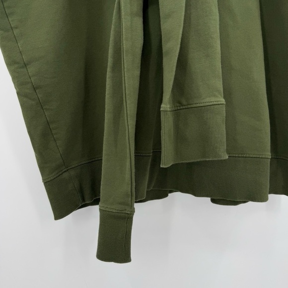 Universal Standard Misa Tie Sweatshirt Dress in Green Size M or US 18-20 - Picture 8 of 11